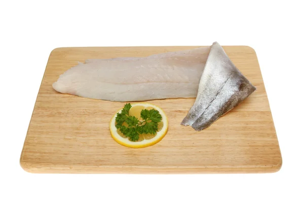 Seelachsfilet — Stockfoto