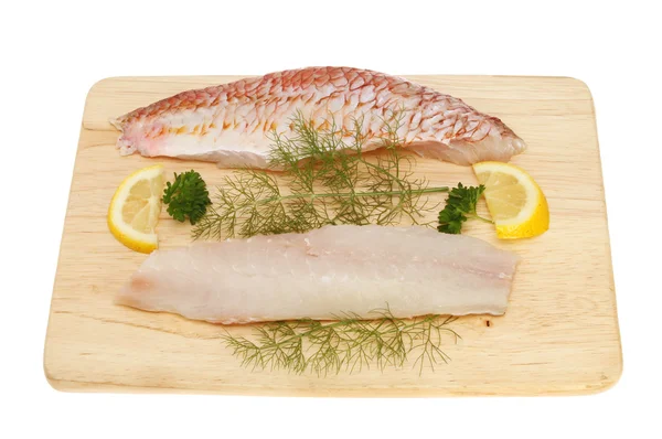 Filetes de salmonete rojo — Foto de Stock