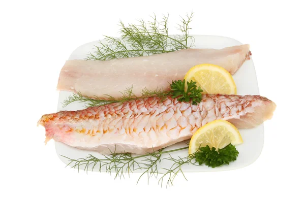 Filetes de salmonete rojo — Foto de Stock