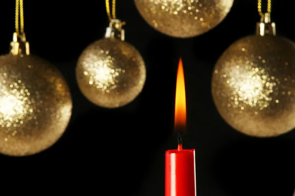 Candela di Natale — Foto Stock