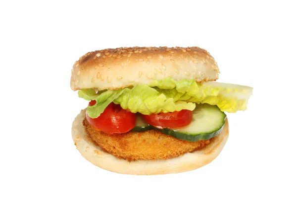鶏のハンバーガー — ストック写真