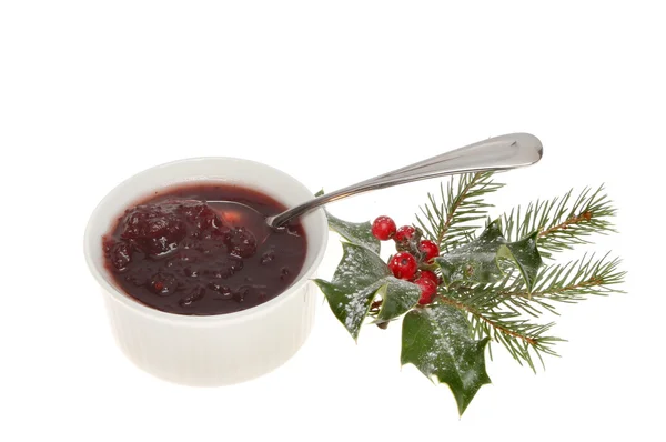 Cranberry sauce — Stock Photo, Image