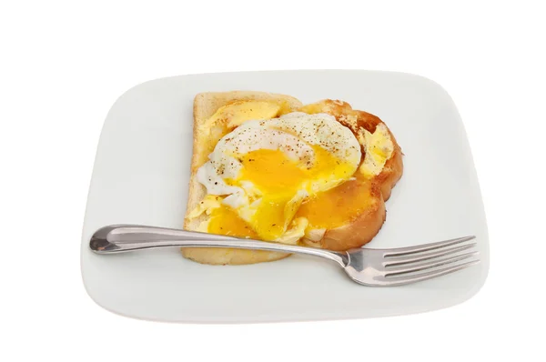 Poached egg — Stock Photo, Image