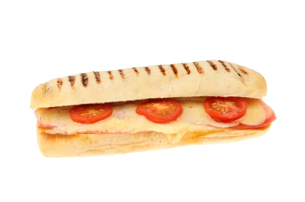 Cheese and ham panini — Stock Photo, Image