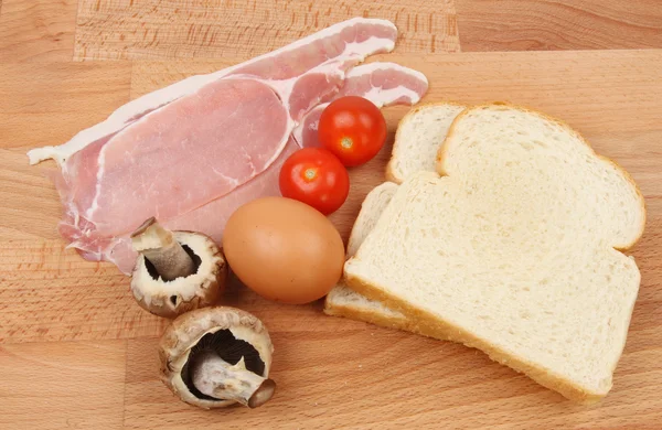 Breakfast ingredients — Stock Photo, Image