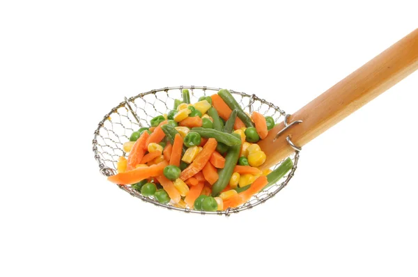 Warzywa w sito — Zdjęcie stockowe