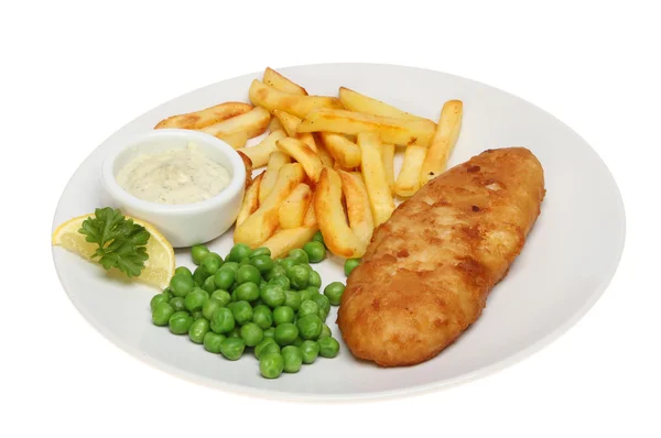 Fish and Chips — Stockfoto