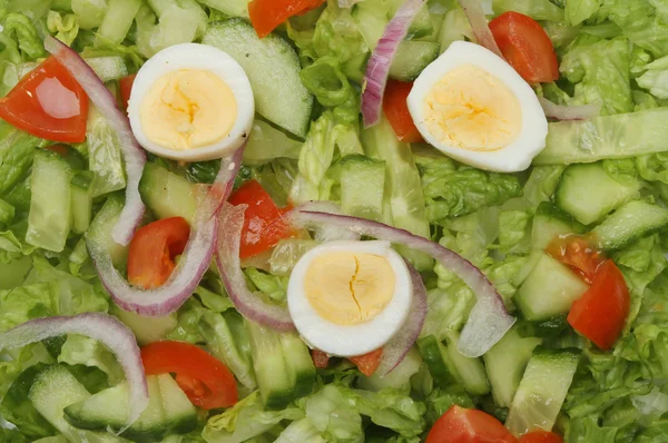 Huevos escoceses con ensalada — Foto de Stock