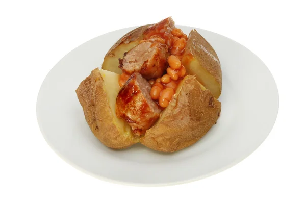 Bakad potatis — Stockfoto