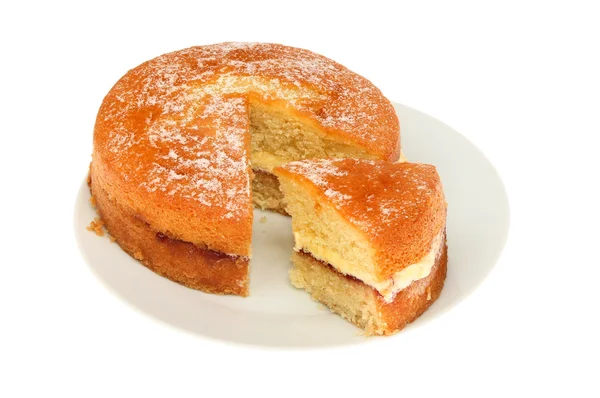 Bolo de esponja Victoria — Fotografia de Stock