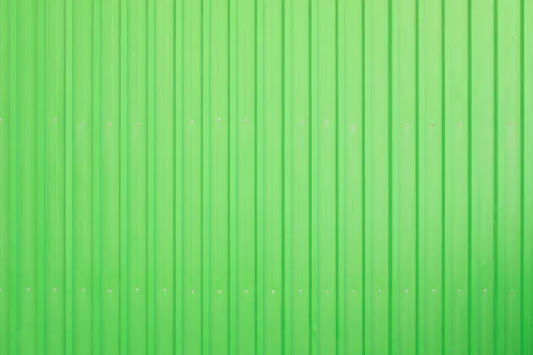 Corrugated Iron Metal Galvanized Plate Board Panel Industrial Warehouse Green — 图库照片