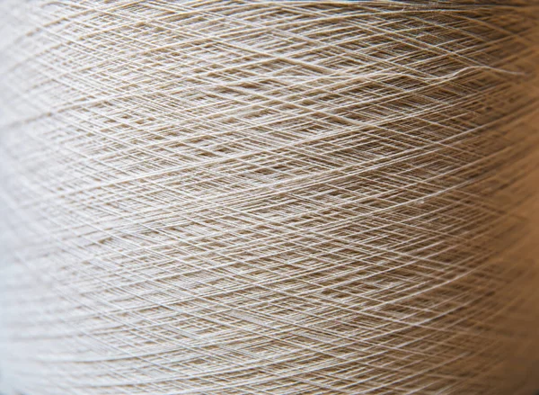 Cotton Yarns Threads Background Texture Pattern — Foto Stock