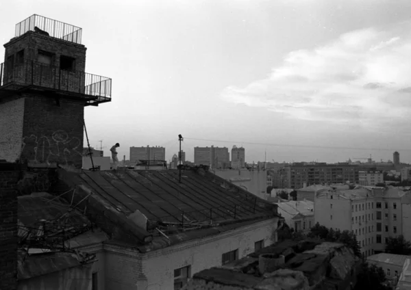Старые крыши — стоковое фото