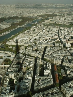 Paris havadan görünümü