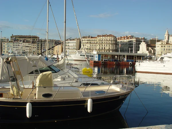 Старый порт Марселя — стоковое фото