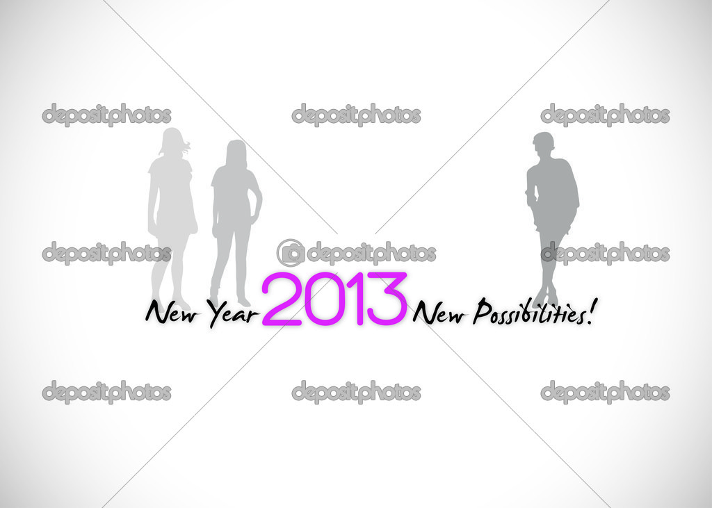 New year new possibilities background vector