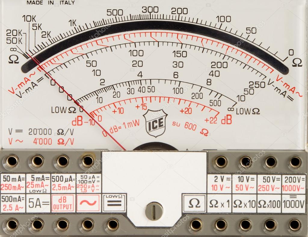 Analog multimeter Stock Photo by ©Jcure 15410859