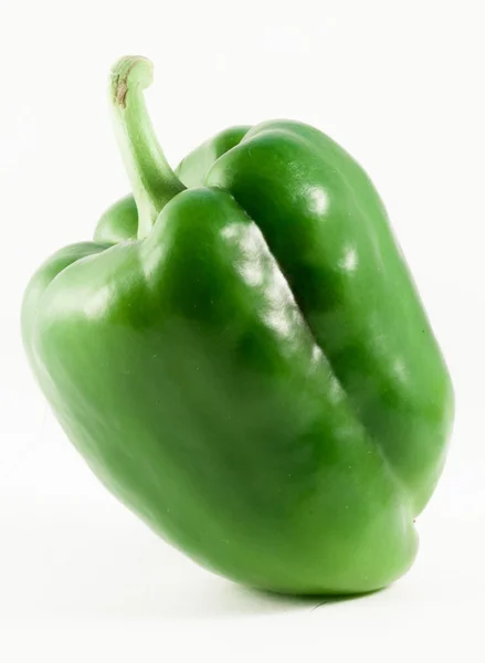 Green pepper isolated on a white background — Stock Photo, Image