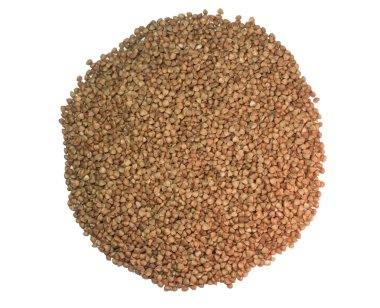 beyaz arkaplanda karabuğday