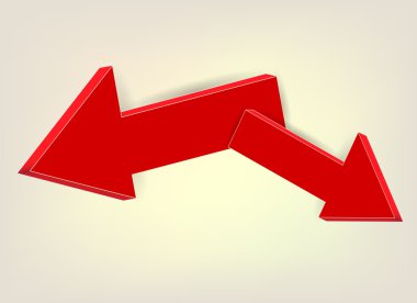 Kırmızı oklar birim ters yönde