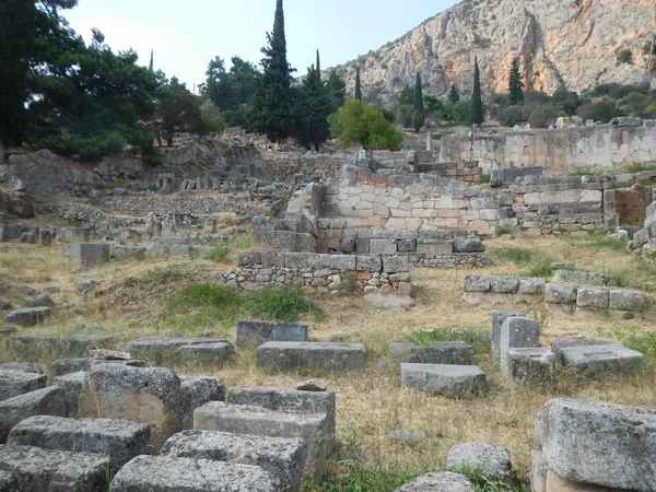 Delphi archeologische site — Stockfoto
