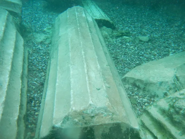 Αρχαία υποβρύχια ερείπια — Φωτογραφία Αρχείου