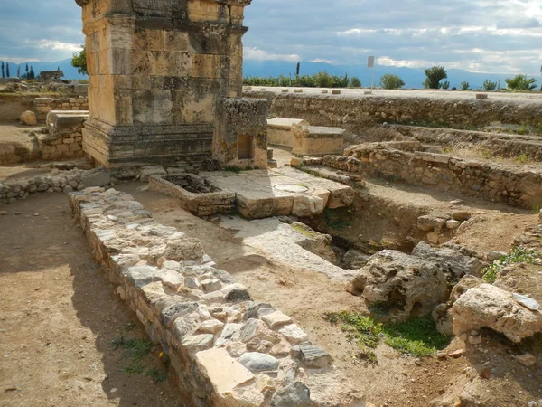 Remnants of an Ancient Olive Press — Stock Photo, Image