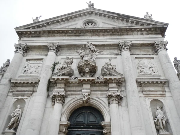 Ornate Baroque Face of San Stae, Venice — Stock Photo, Image