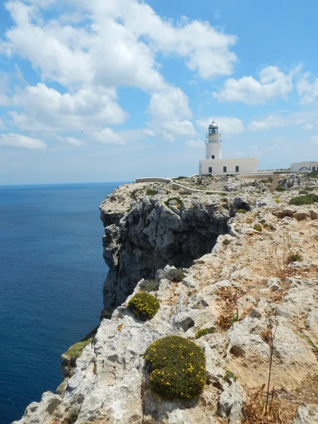 Lighthouse at Cap De Cavalleria — Stock Photo, Image