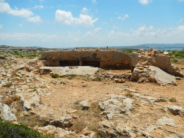 Gamle ruiner af Menorca - Stock-foto