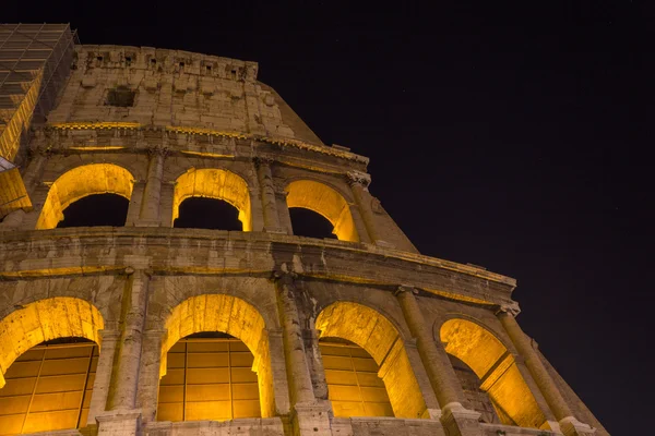 Nattvisning romerska Colosseum — Stockfoto