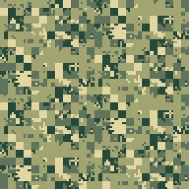 Dijital kamuflaj kusursuz desen