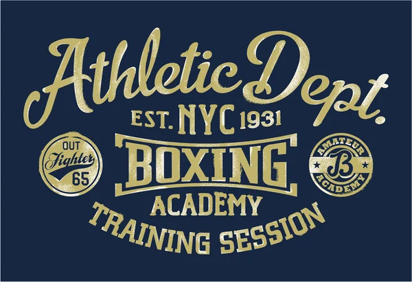 Academia de boxe — Vetor de Stock