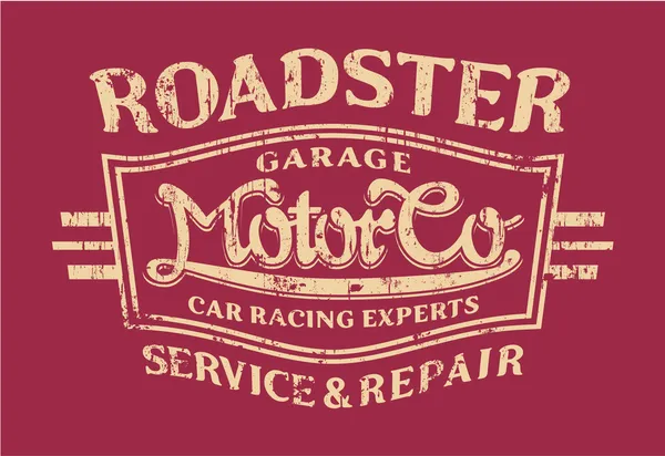 Roadster motor Co.. — Image vectorielle