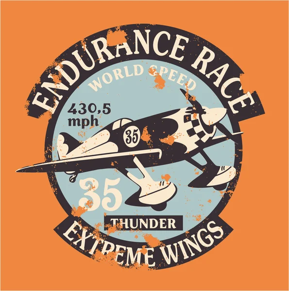 Air Race badge Vectorbeelden