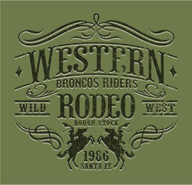 Batı biniciler rodeo