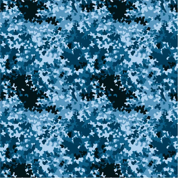 Modrá kamufláž — Stockový vektor