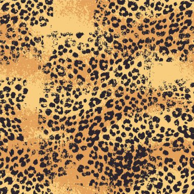 Leopar panterinin derisi soyut ve kusursuz bir şekilde kamufle olur.
