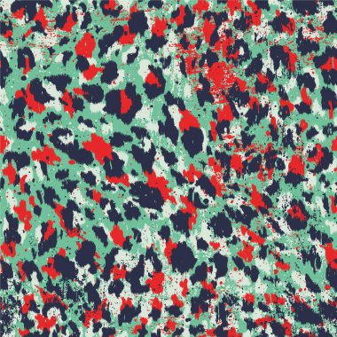 Soyut sıçrayan leopar derisi duvar kâğıdı vektörü biçimsiz desen