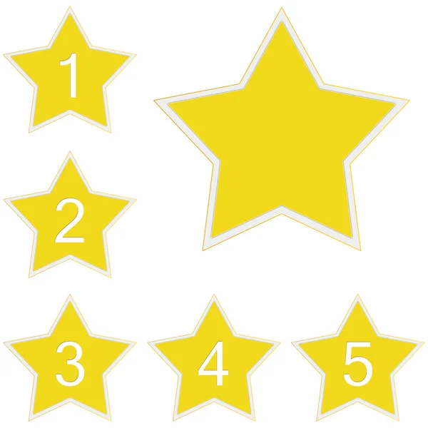 Gwiazdy ratingowe — Zdjęcie stockowe