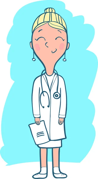 Woman doctor — Stock Vector