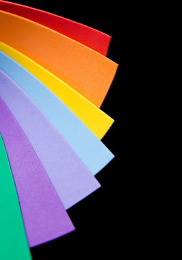 Gökkuşağı renkli kağıt