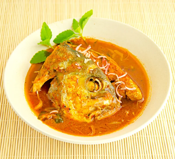 Fish dish - called Asam Pedas — Stock Photo, Image