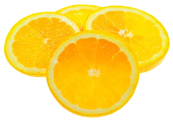 Närbild stycken apelsiner — Stockfoto