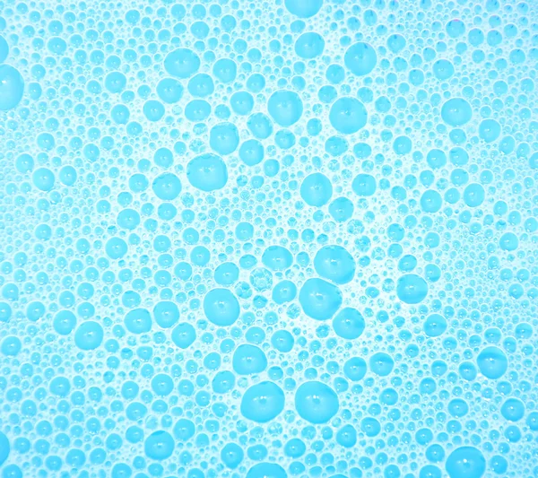 Foam blue bubbles — Stock Photo, Image