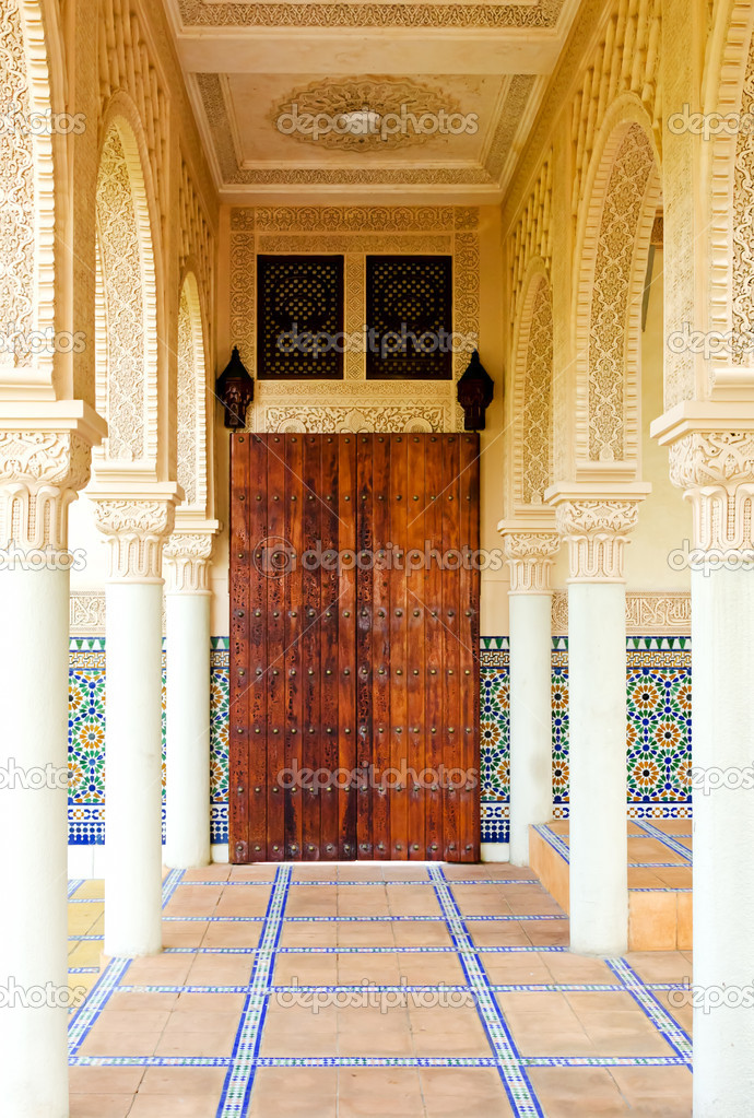Hallway of Morroco architecture