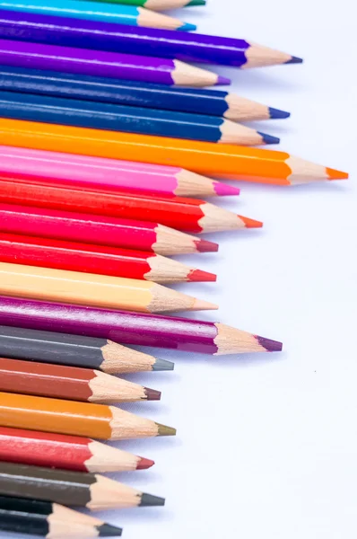 Zavřete skupinu tužky barvy — Stock fotografie