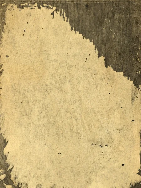 Vieux papier grunge sur bois — Photo