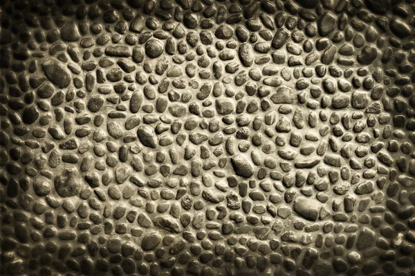 Pebble wall texture — Stock Photo, Image