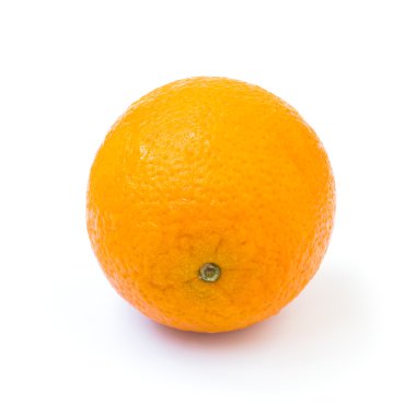 Beyaz arkaplanda turuncu izole edilmiş